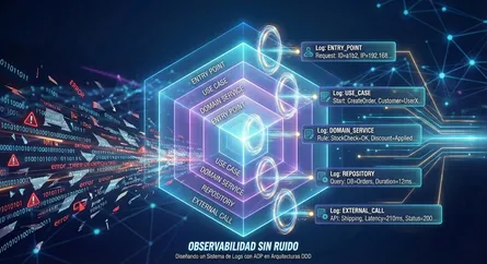 Observabilidad sin Ruido: Diseñando un Sistema de Logs con AOP en Arquitecturas DDD