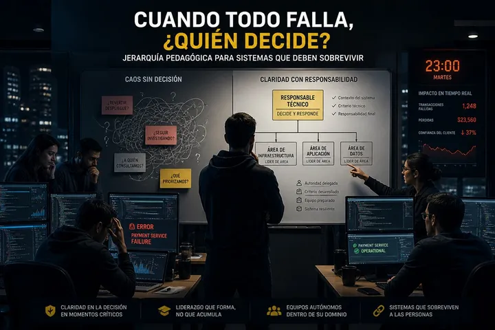 Cuando todo falla, ¿Quién decide?